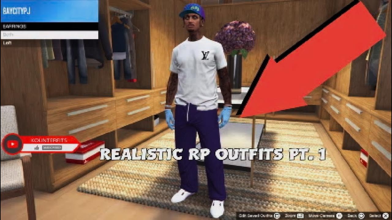 GTA 5 REALISTIC RP OUTFIT PART#1