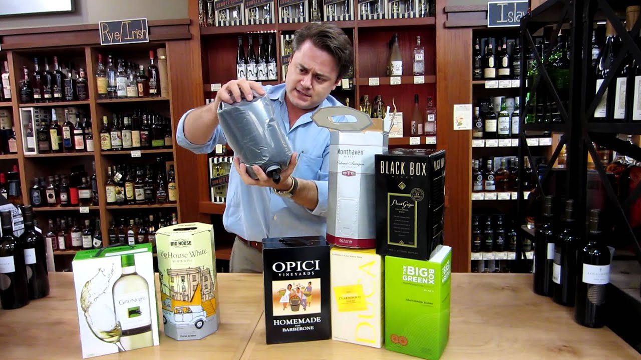 Wine in a Box, or Wine in a Bag in a Box (BiB) Information