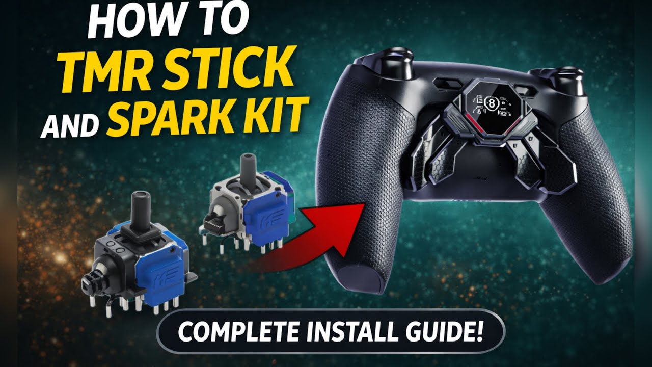 PS5 Controller Mod: Installing TMR Sticks + ExtremeRate Spark Kit