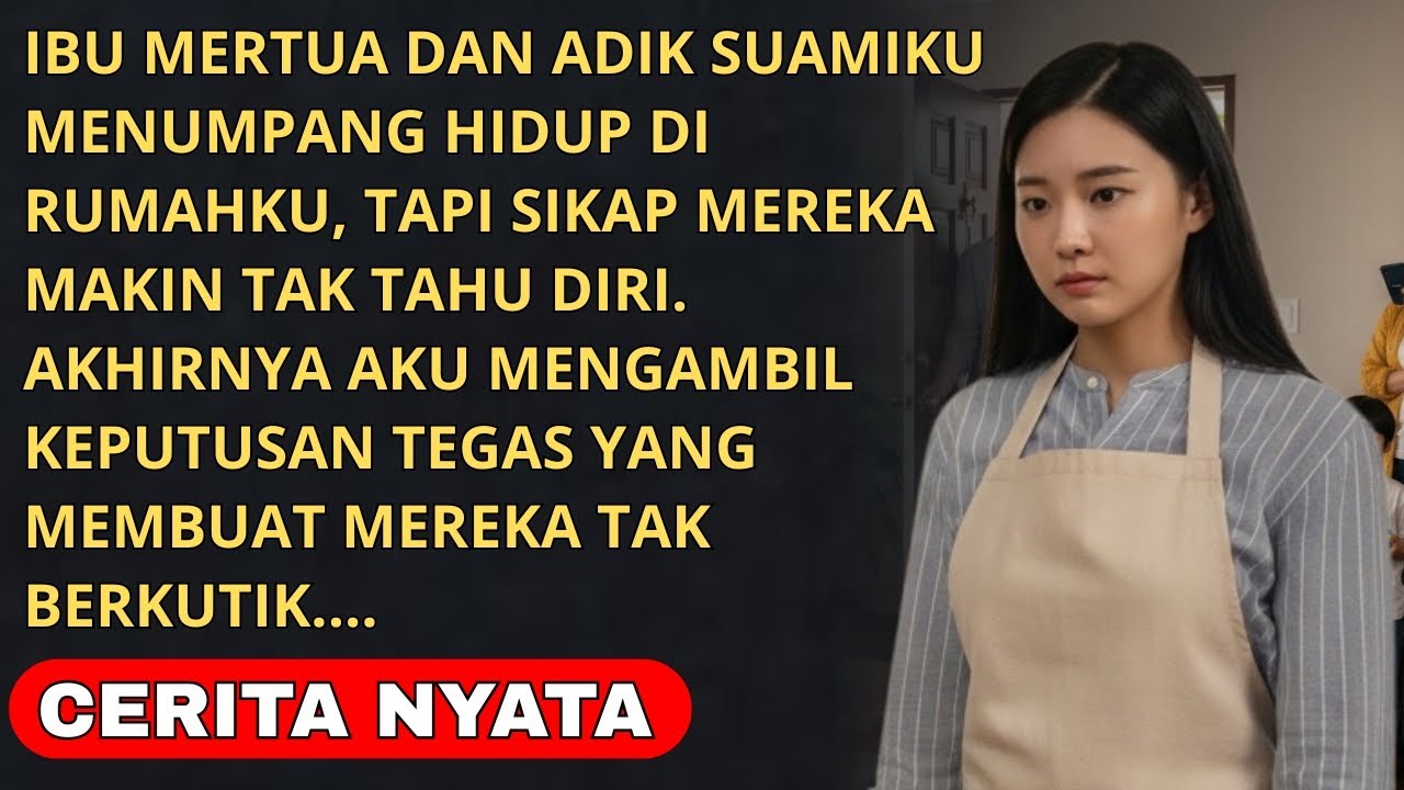 IBU MERTUA DAN ADIK SUAMIKU NUMPANG HIDUP DIRUMAHKU, TAPI MEREKA NGELUNJAK, INI AKHIRNYA...