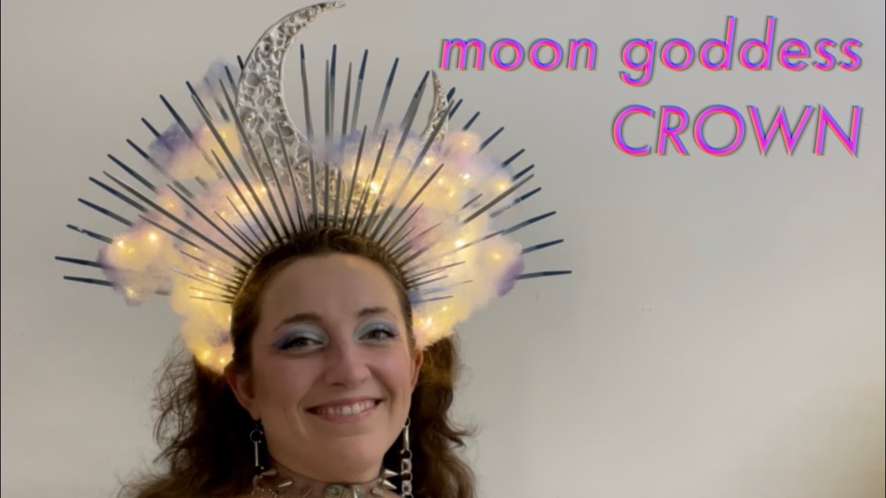 DIY moon goddess crown