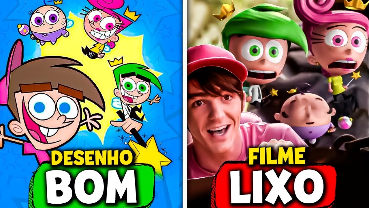 10 Filmes LIXO Baseados em DESENHOS INCRÍVEIS!