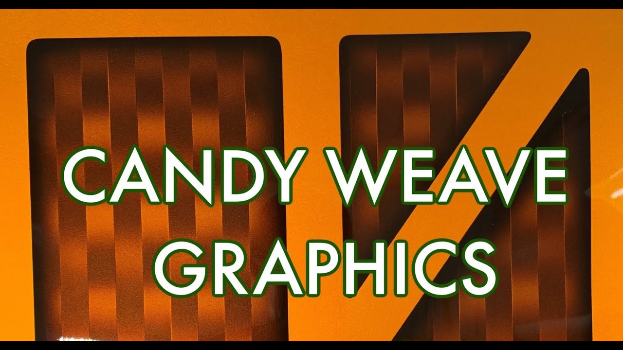 Candied Checkered-Weave Graphics