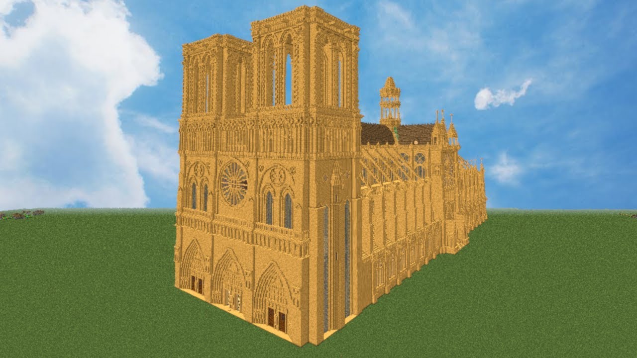 Katedra NOTRE DAME w Minecraft! [2 Miliony Bloków]