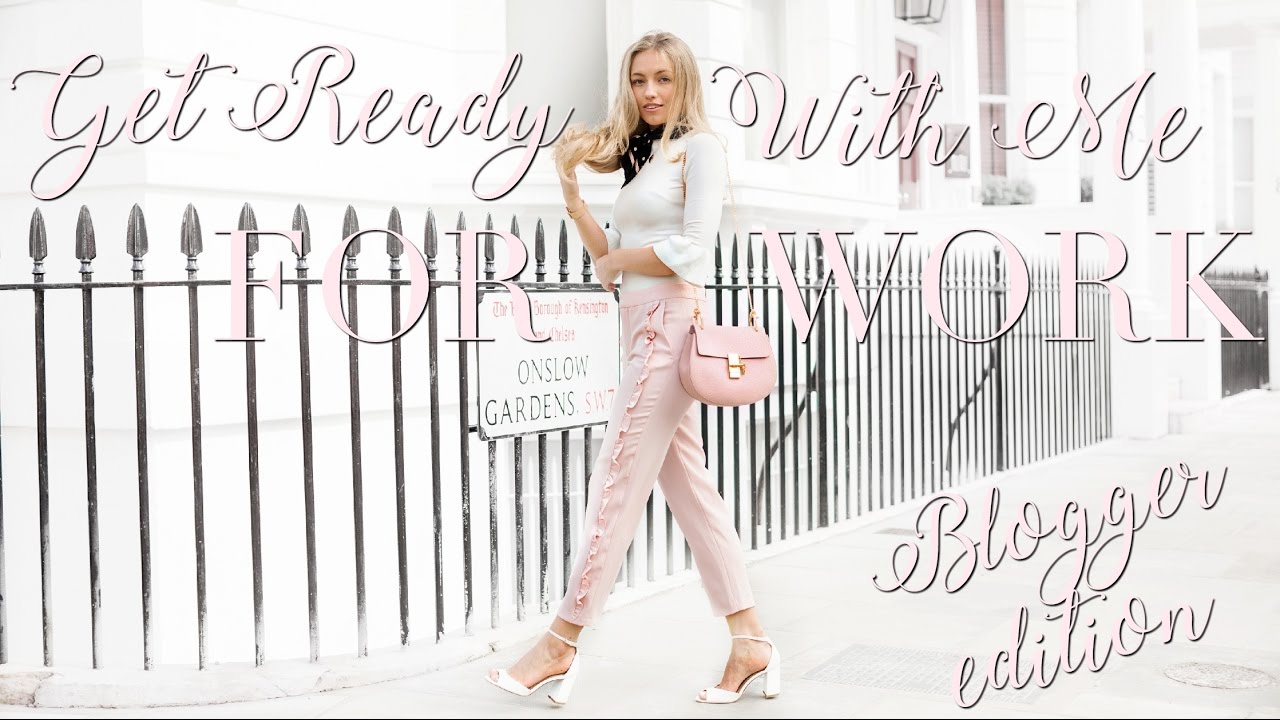 GET READY WITH ME FOR WORK | BLOGGER/YOUTUBER EDITION | Freddy My Love