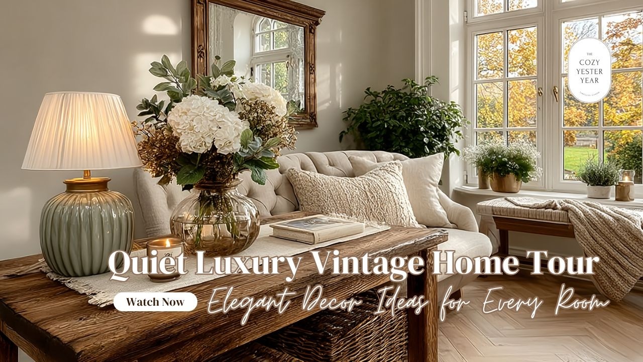 Quiet Luxury Vintage Home Tour 🌿 Elegant Decor Ideas for Every Room