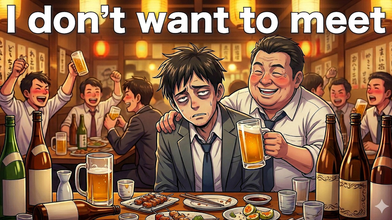 A Laid-Off Japanese Salaryman Attends a Farewell Gathering