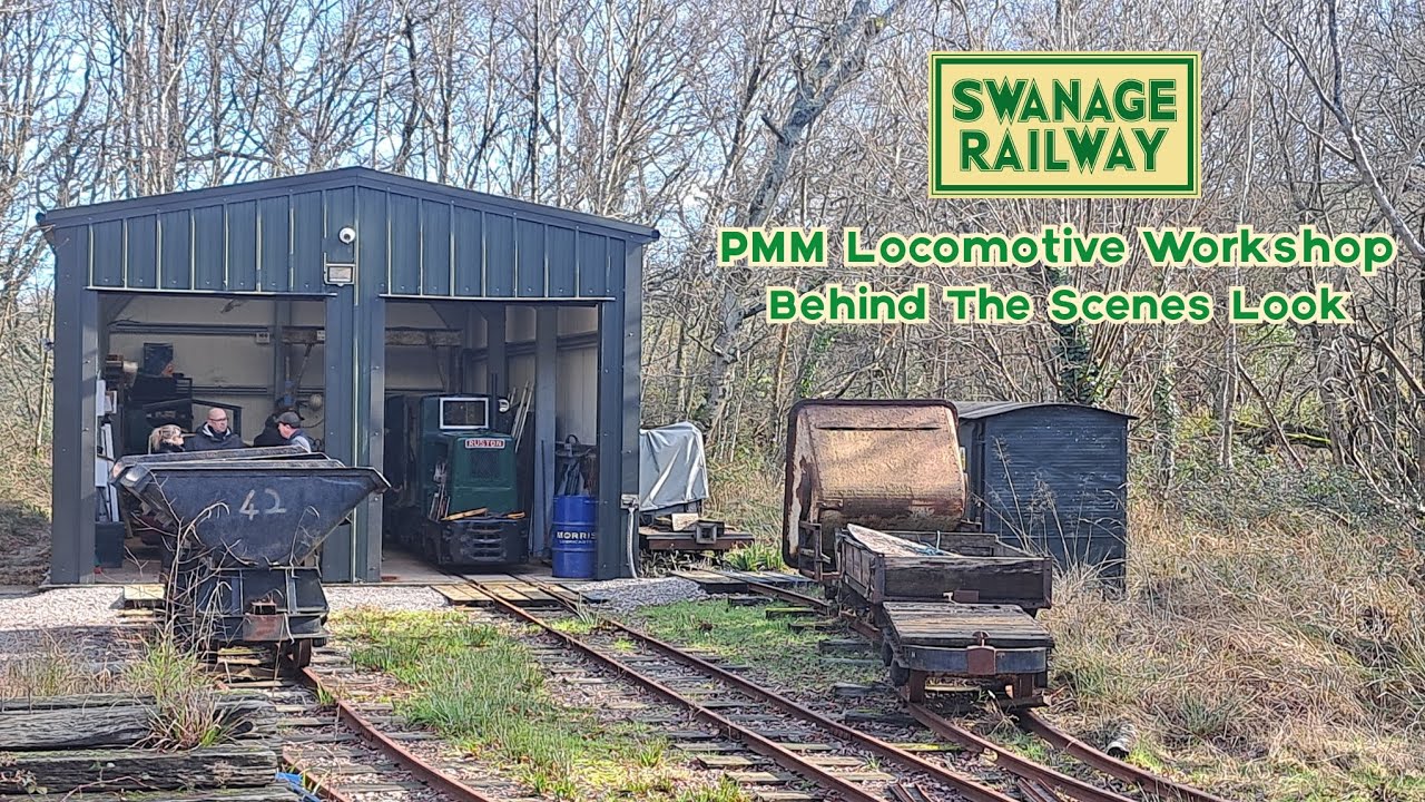 Inside The Locomotive Workshop At The Purbeck Mining Museum - Swanage Railway  Behind The Scenes