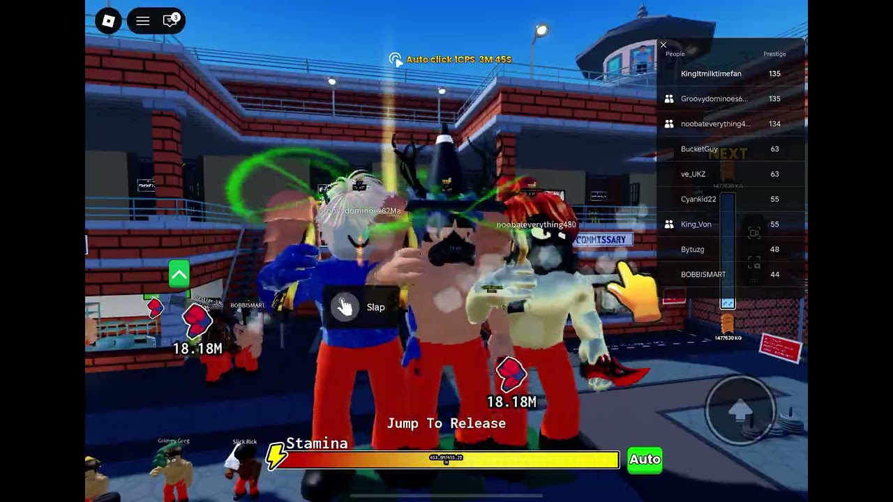 Grinding legs on prison pump