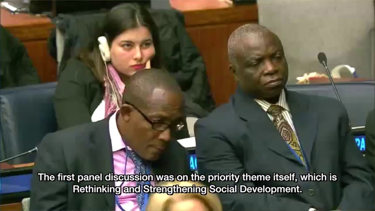 Overview of the CSocD54 by Mr. Amson Sibanda, UNDESA-DSPD