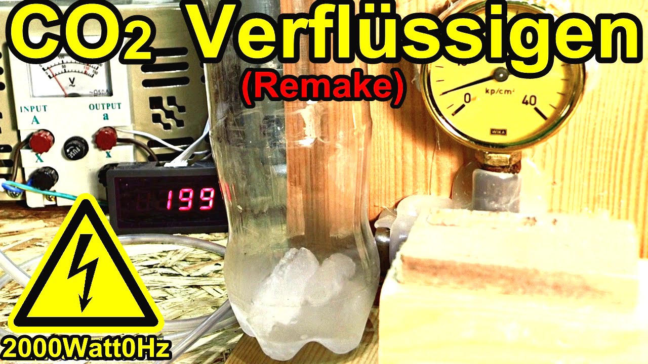 CO₂ / Trockeneis Verflüssigen (Remake)