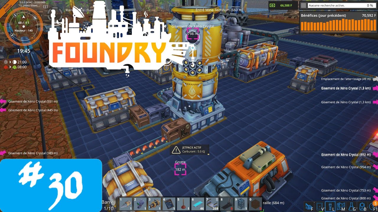Foundry [4K60] [FR] #30 Ep-3 Live Production de Carburant