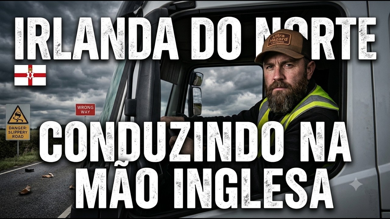 POV CAMINHONEIRO NA IRLANDA DO NORTE 🚛 TRABALHO DESCARREGANDO GALÕES DE ÁGUA