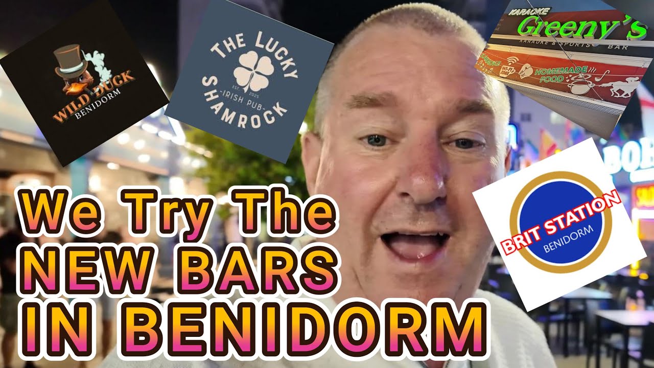 We Try the NEW BARS in BENIDORM