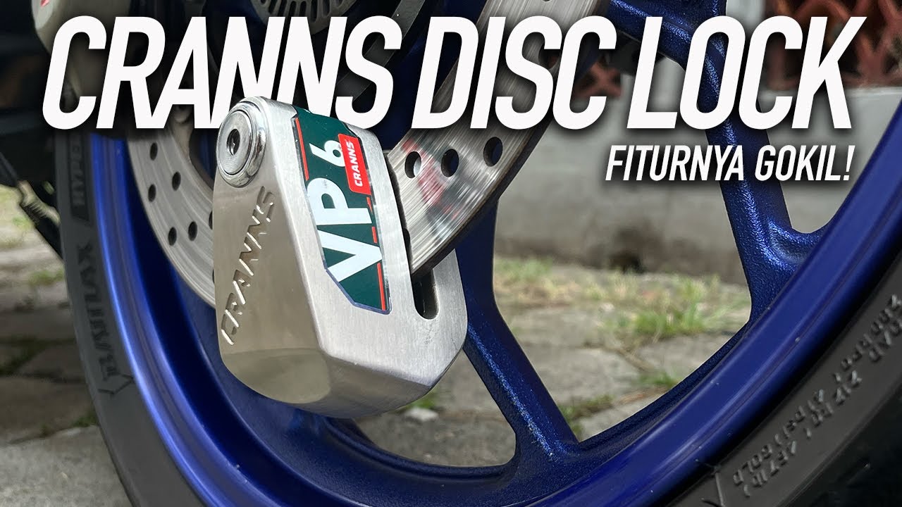 Gembok Cakram Canggih! | Review Cranns VP6 & 06 Disc Lock #Cranns #Motorcyclelock #Disclock #VP6 #06