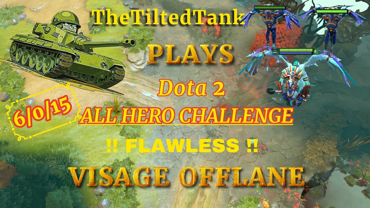 Dota2 Herald: Испытание всех героев, Visage, поддержка на оффлейне