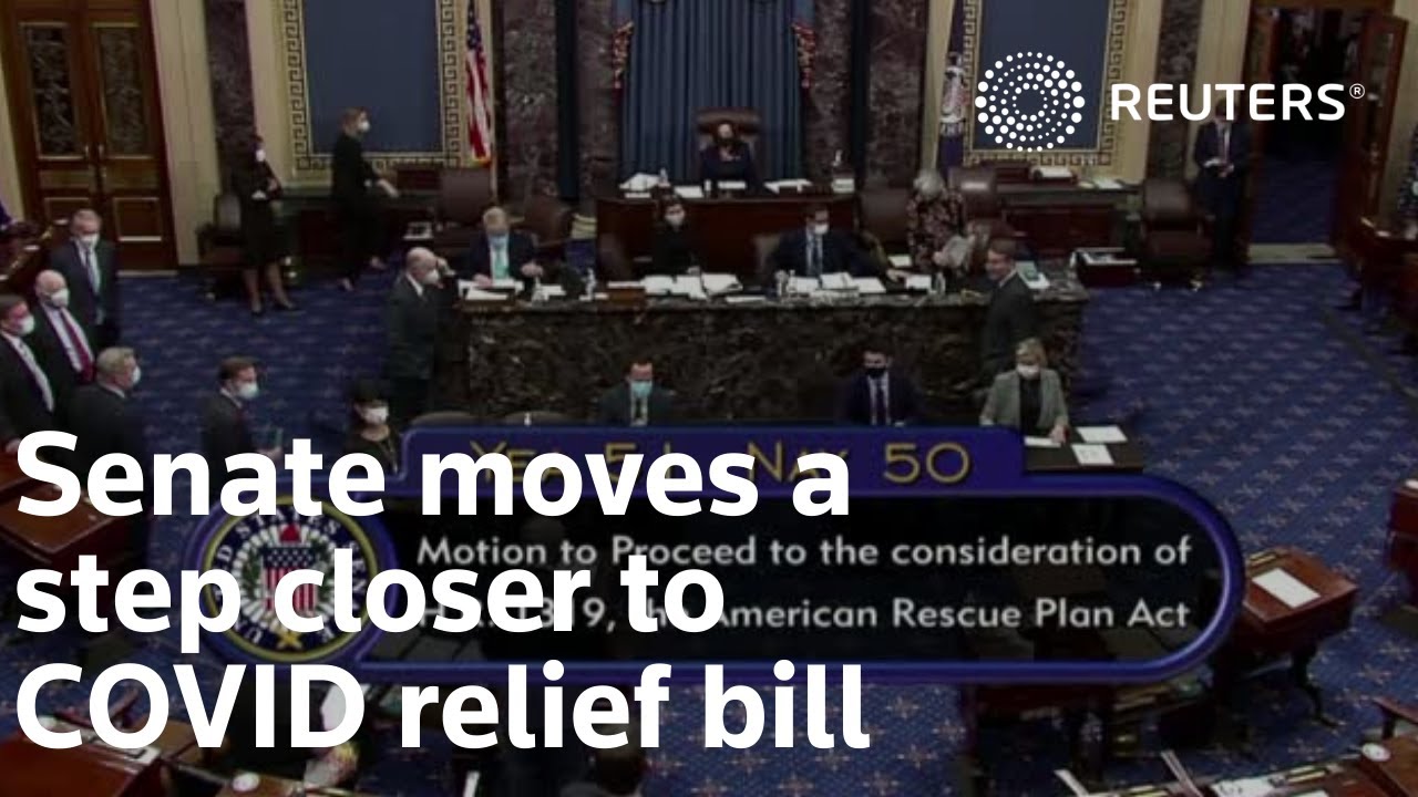 Senate moves a step closer to COVID relief bill