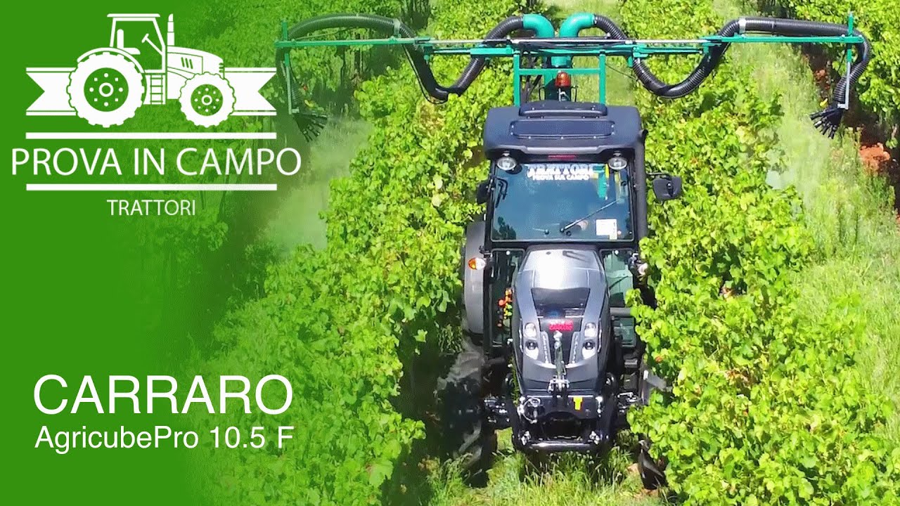 Carraro Agricube Pro 10.5 F - La prova in campo