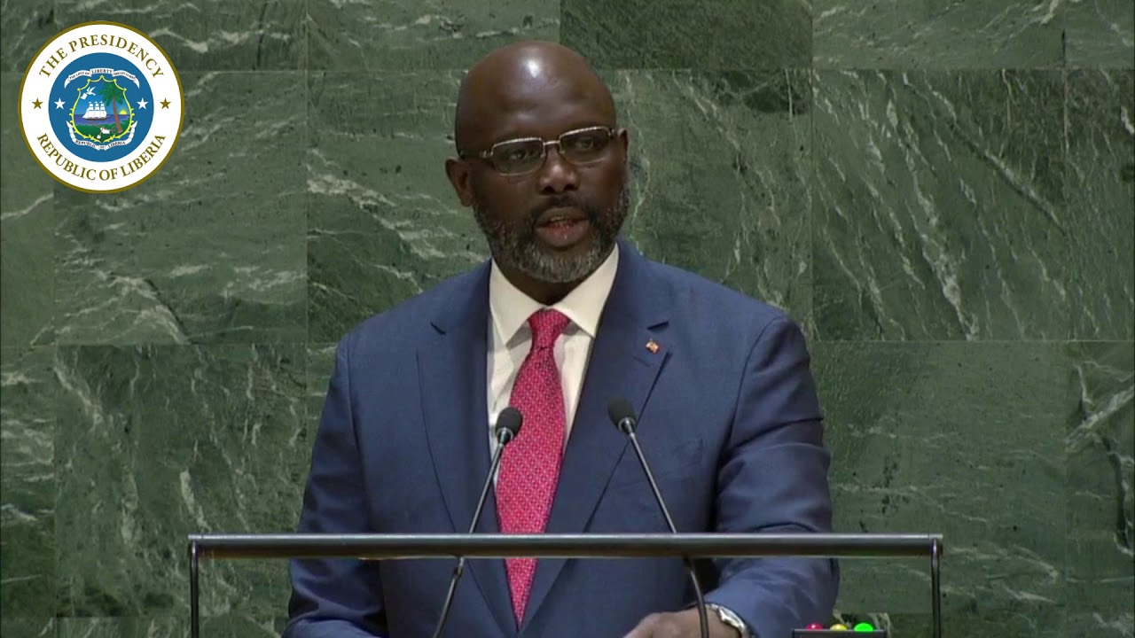 President Weah addresses the General Debate of the 74th Session of the UNGA
