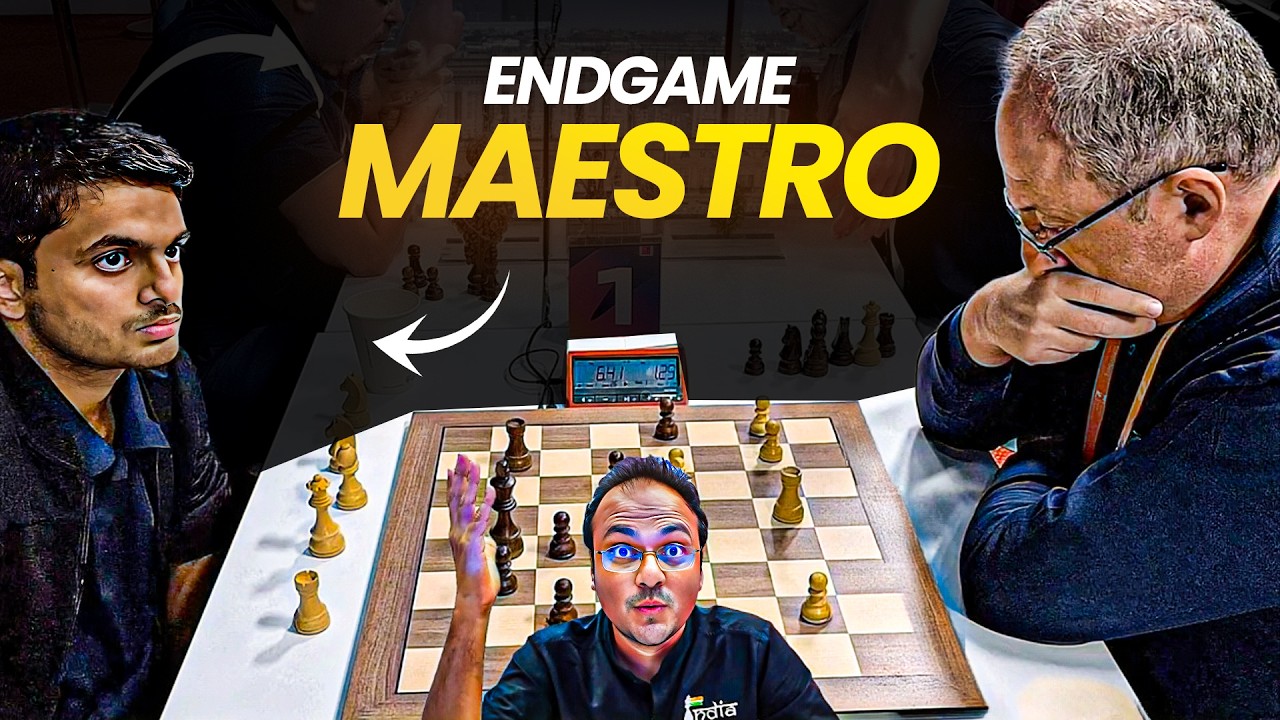 Nihal Sarin is an absolute endgame maestro | Boris Gelfand vs Nihal Sarin