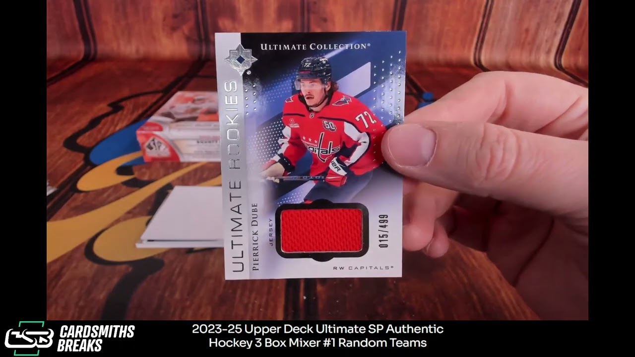 2023 25 Upper Deck Ultimate SP Authentic Hockey 3 Box Mixer #1