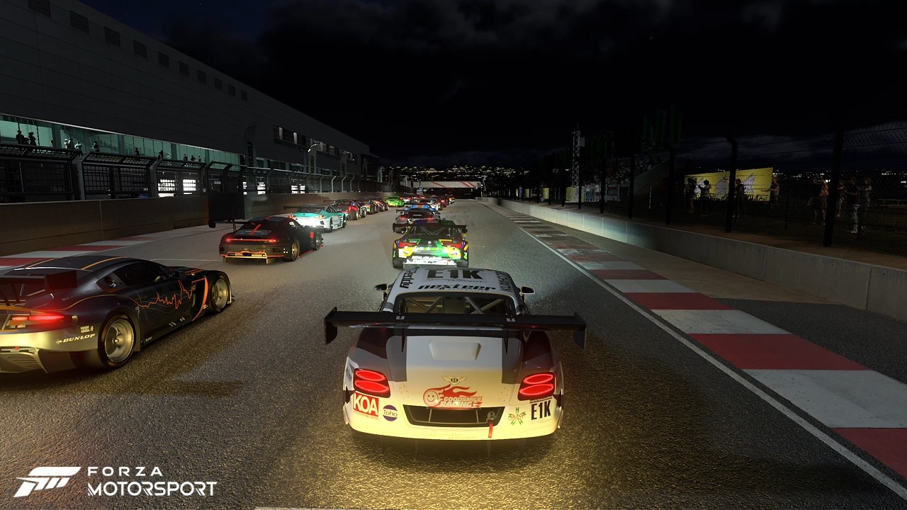 Night Race At Kyalami With The Bentley GT3 Boat (Forza Motorsport)