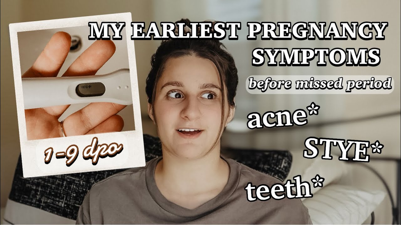 MY EARLY PREGNANCY SYMPTOMS BEFORE MISSED PERIOD | HOW I KNEW I WAS PREGNANT BEFORE BFP | 1-9 DPO