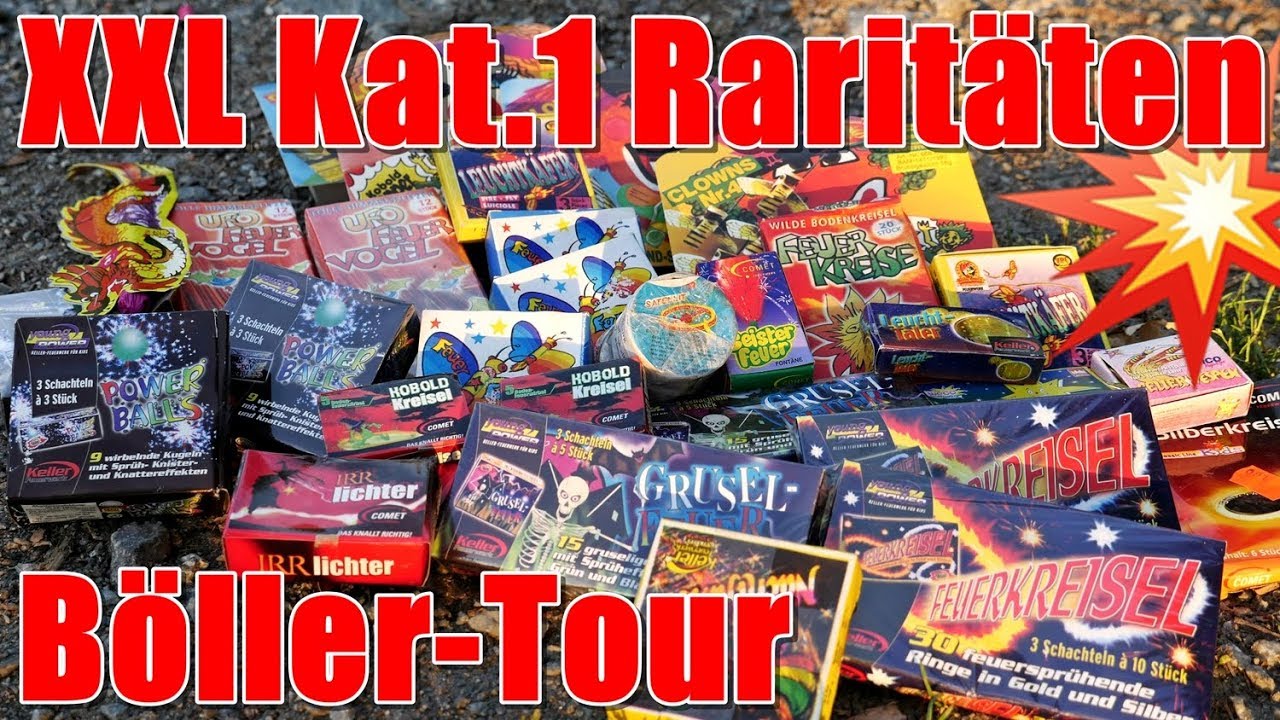XXL B&ouml;ller-Tour Klasse 1 RARIT&Auml;TEN Bunte Mischung | PyroExtrem
