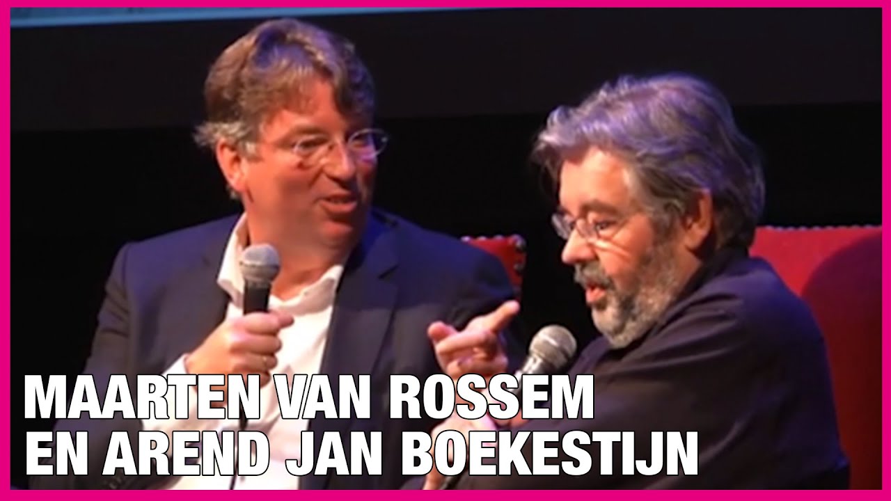 Heftige discussie: Arend Jan Boekestijn en Maarten van Rossem vliegen elkaar in de haren