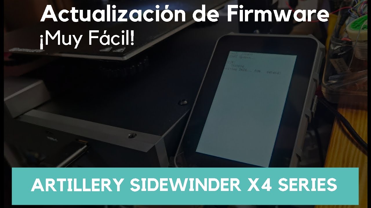 ✅ ARTILLERY SIDEWINDER X4 SERIES | ACTUALIZACIÓN DE FIRMWARE