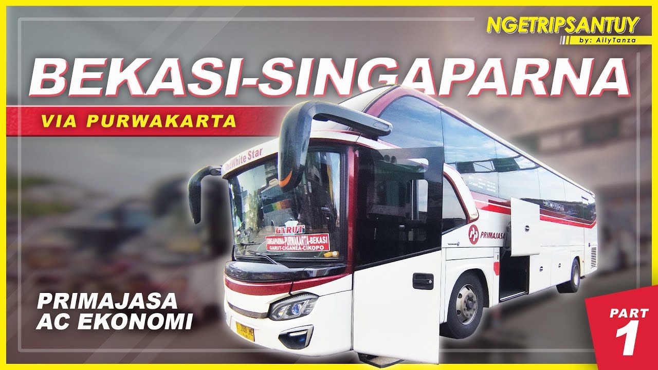 DA REAL ANGKOT BADAG !!! 💥💥 | Trip by Primajasa AC Ekonomi Bekasi - Singaparna via Purwakarta (1/2)