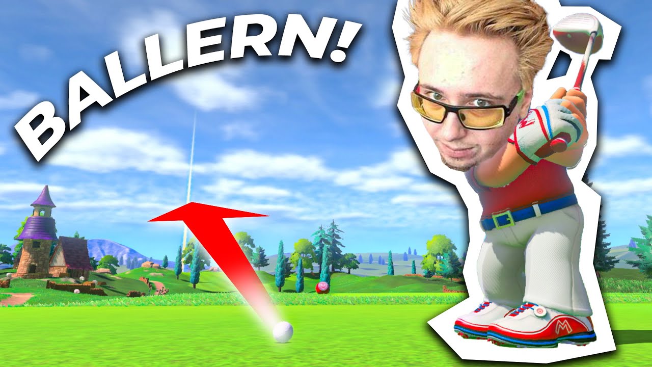 Nur mit dem DRIVER BALLERN in Mario Golf mit @Dhalucard