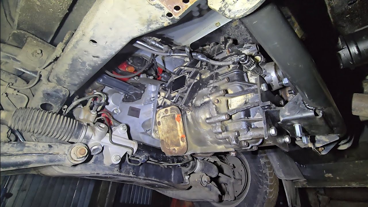 мкпп ZF 5s-42 (600нм, 4,65-0,77, 65кг) на Газель некст commins 2.8, вид снизу