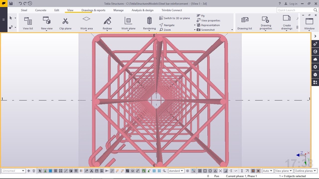 How to Reinforce Pad foundation and Creating  a Set of Ties on RCC Column in Tekla Structures