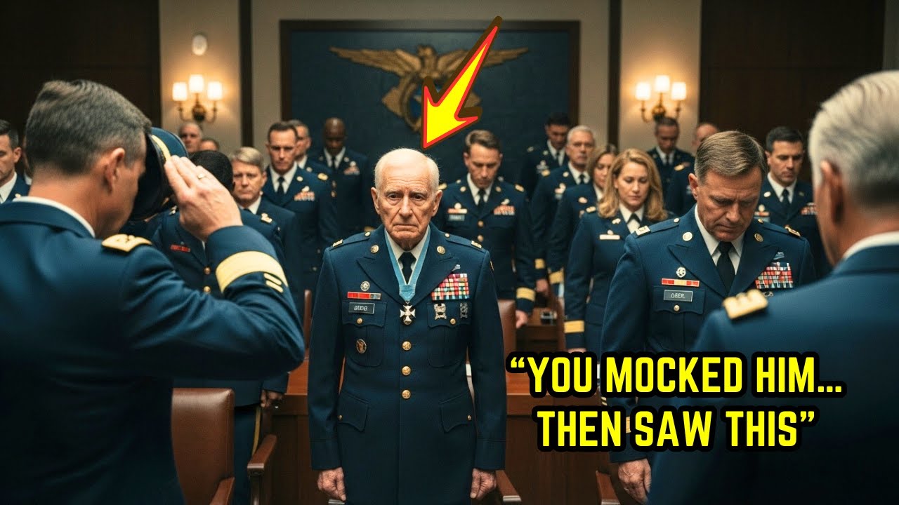 The General Mocked a Janitor — Then Froze When He Saw the Medal of Honor on His Chest