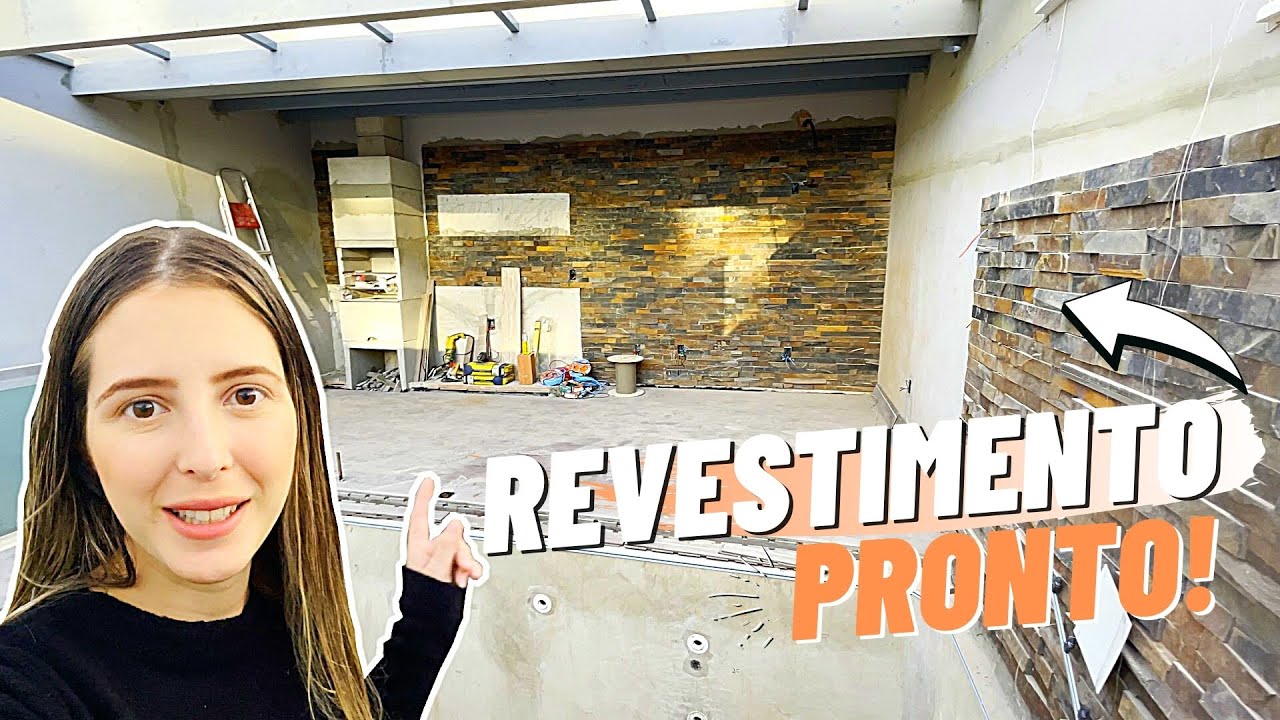 ÁREA GOURMET PEQUENA COM PISCINA - Diário da Obra #3 | DÉBORA VALE