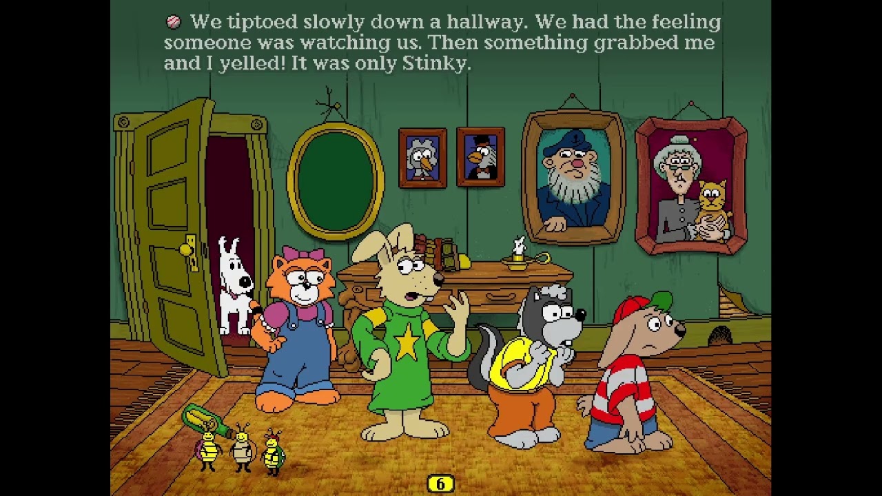 Mr. Swinney Plays: Living Books: Harry and the Haunted House.