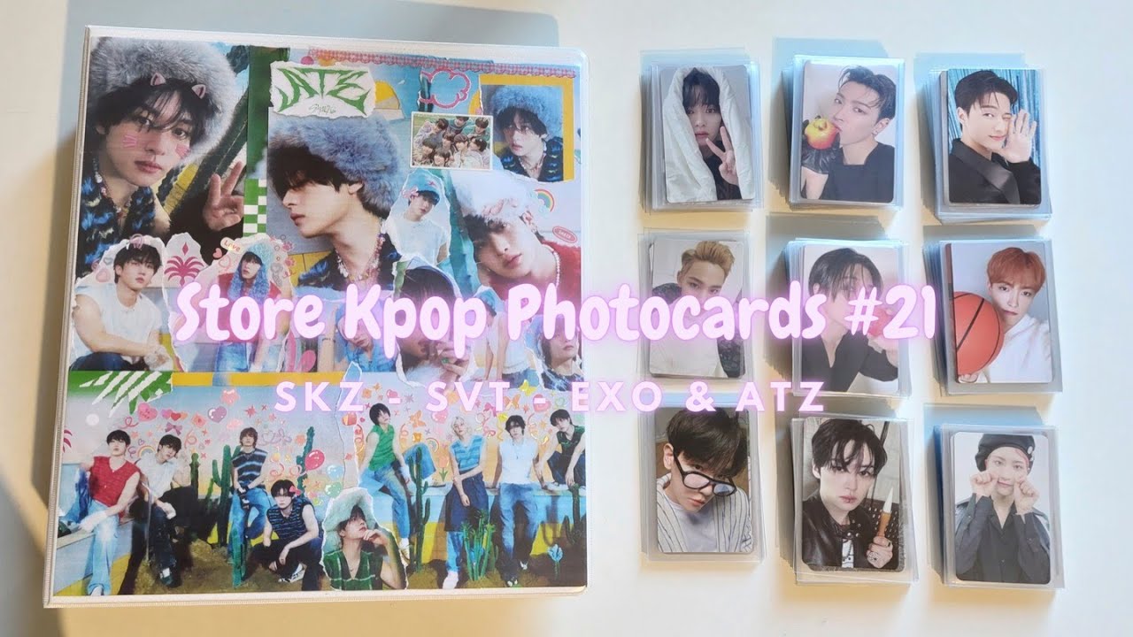 Store Kpop Photocards April edition! #21 - Stray Kids, Seventeen, Baekhyun & Ateez!