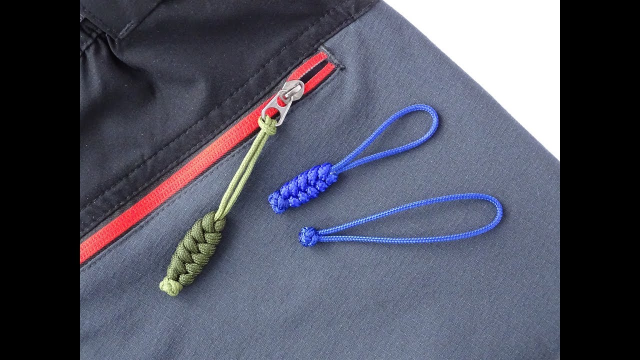How to Make a Basic Diamond Knot Zipper Pull/Upgrade to a Fishtail Knot Zipper Pull Tab