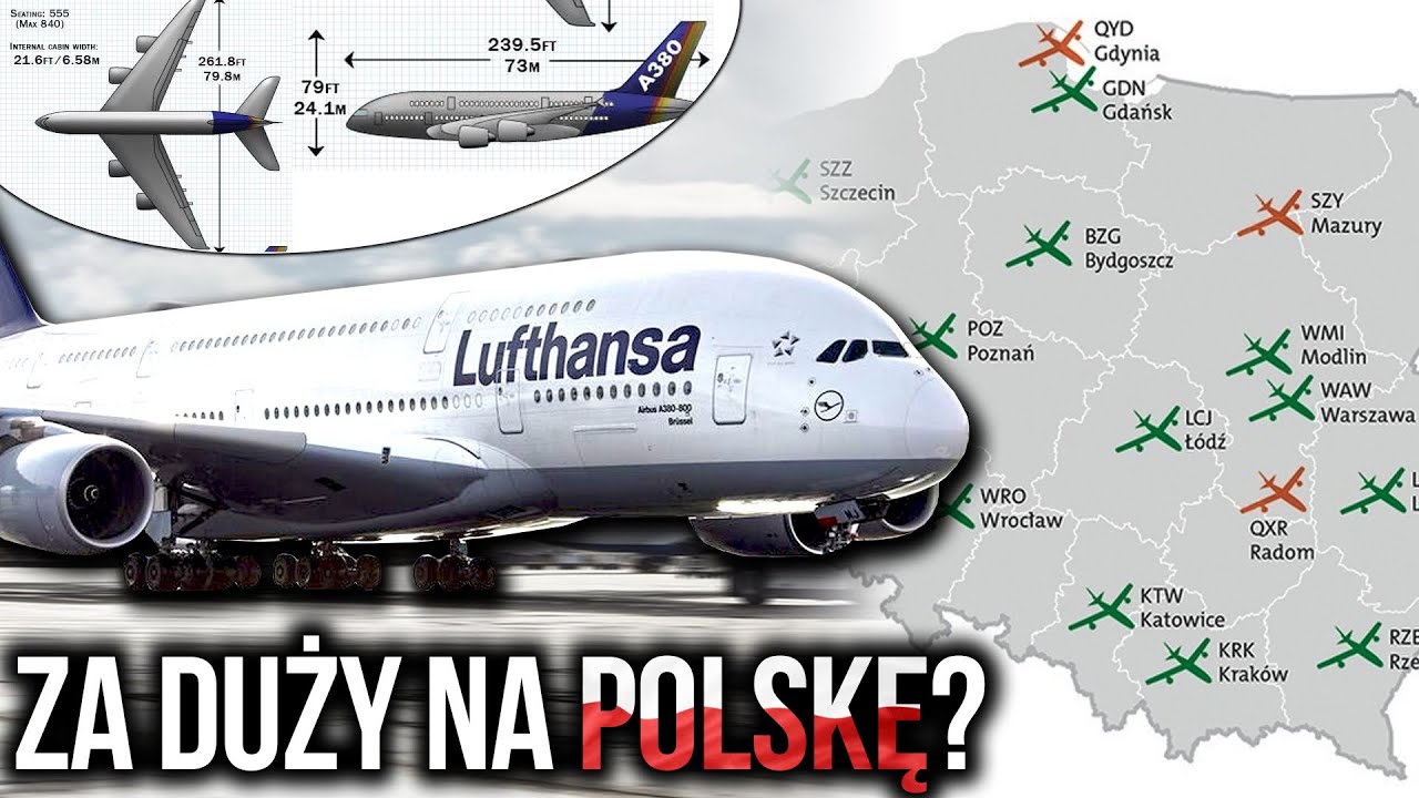 Dlaczego A380 nie lata do Polski?