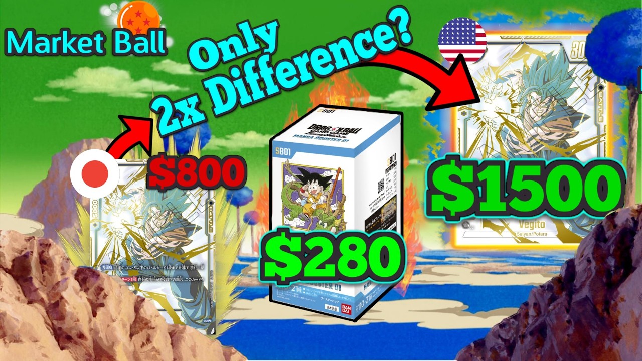 Japanese vs English Sealed Dragon Ball Boxes - How Big is the Price Gap? Fusion World Market Update