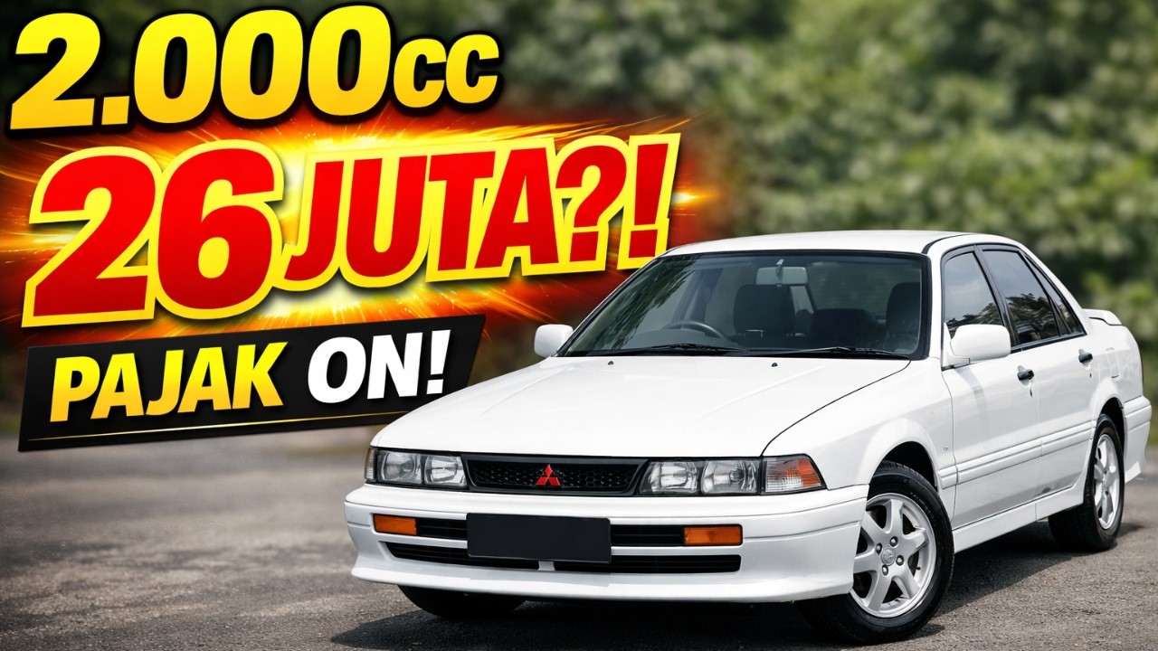 👉 “Sedan 2 000cc Cuma 26 Juta?! Mitsubishi Eterna 1991 Pajak ON, Mesin Kering!”