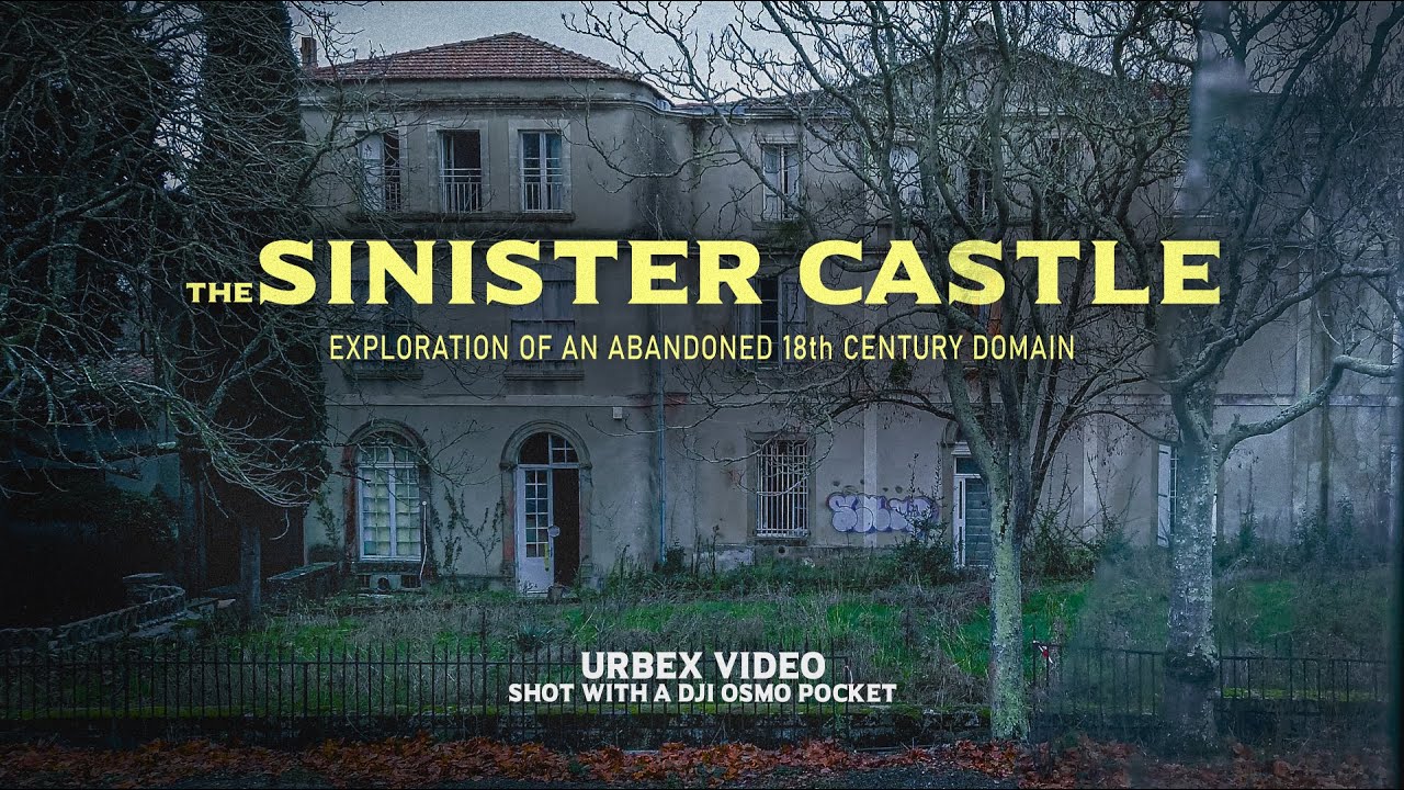 【4K】Exploring a sinister abandoned castle on Christmas Day | France