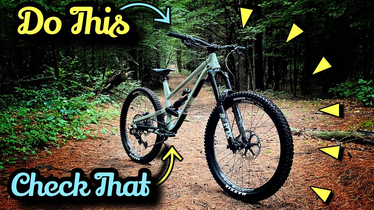 Do This After Buying A New Mountain Bike | New Bike Checklist