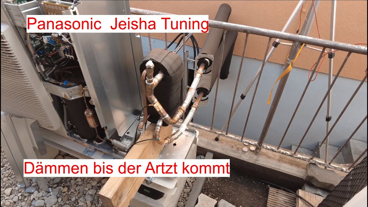 Wärmepumpen Tuning #08 DIY Einbau der Panasonic Aquarea J Jeisha Wärmepumpe