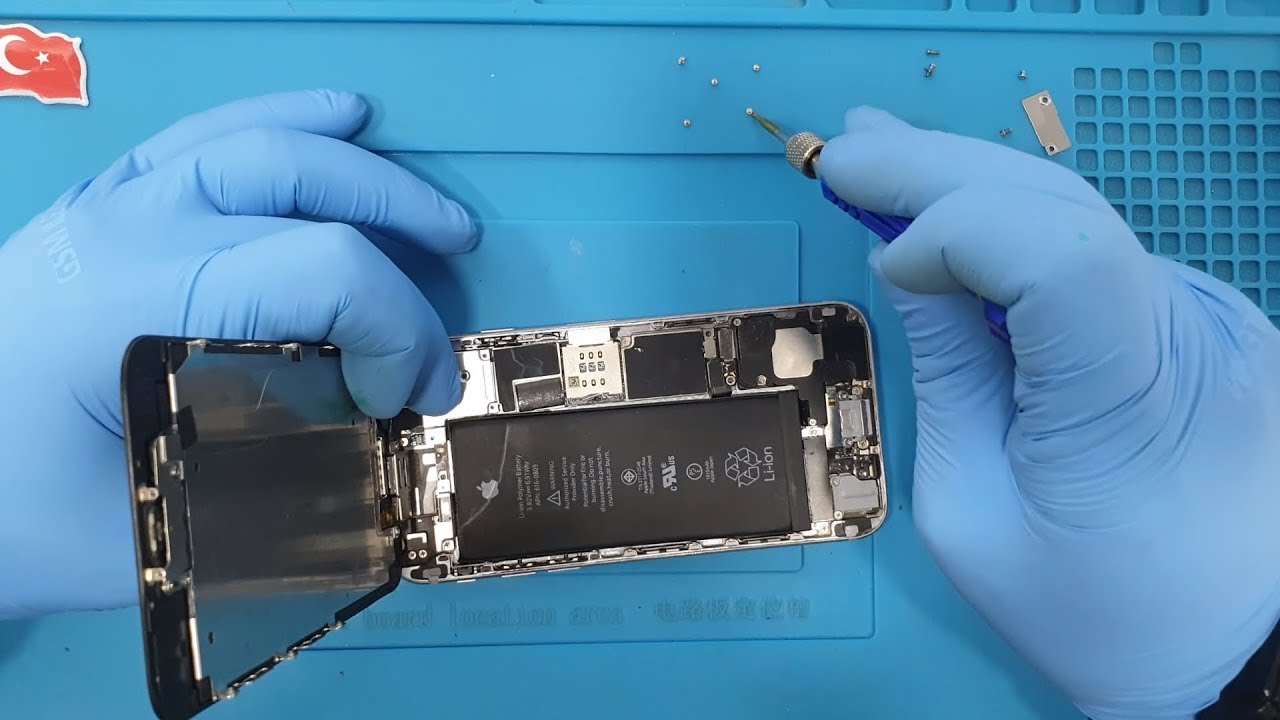 Ремонт материнской платы iPhone 6