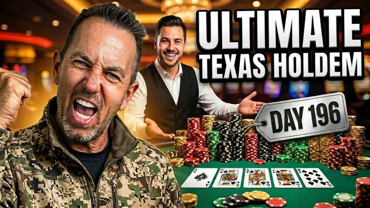 Ultimate Texas Holdem Showdown: Day 196 - The Shoe Hunt!