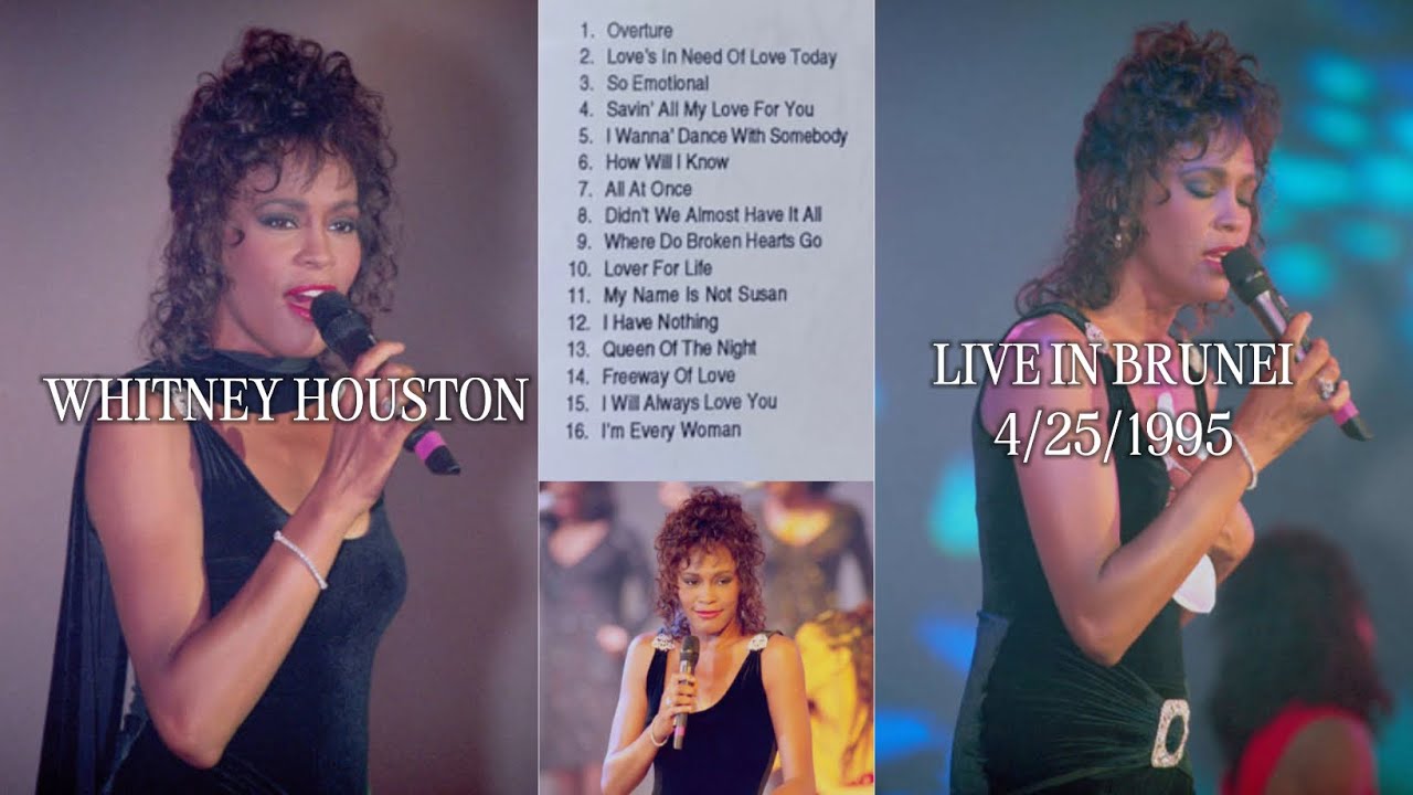 Whitney Houston - Saving all my love for you (LIVE in Brunei - April 25, 1995).