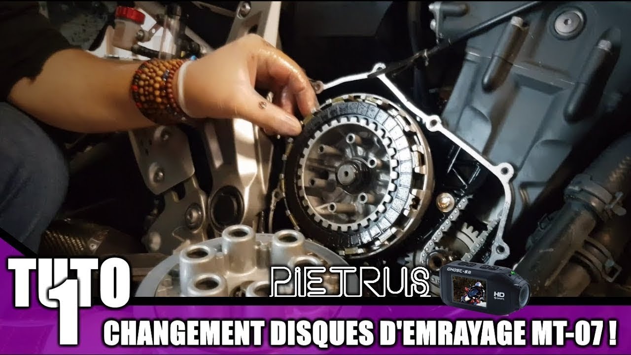 Tuto #1 - Changement disques d'embrayage d'une moto MT-07 FZ-07! FACILE !!