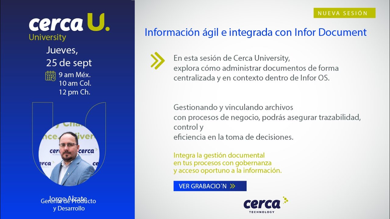 Información ágil e integrada conInfor Document Management